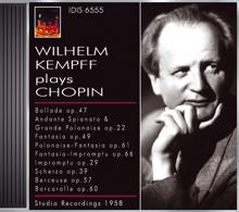 Wilhelm Kempff: Scherzo No. 3 in C sharp minor, Op. 39