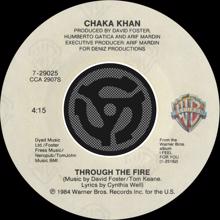 Chaka Khan: Through the Fire (45 Version) / La Flamme