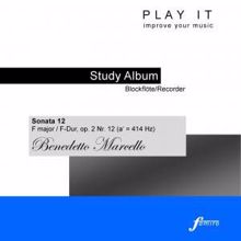 Ensemble Baroque: Sonata 12 in F Major, Op. 2 No. 12: II. Minuet allegro (Metronome: 1/2 = 66 - A' = 414 Hz)