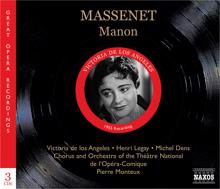 Victoria de los Ángeles: Massenet: Manon (Los Angeles, Legay, Monteux) (1955)