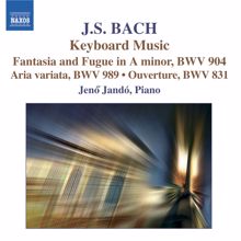 Jenő Jandó: Aria variata in A minor, BWV 989: Variation 10