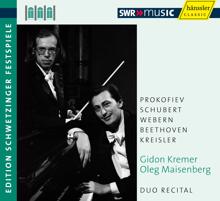 Gidon Kremer: Violin Sonata No. 1 in F minor, Op. 80: II. Allegro brusco