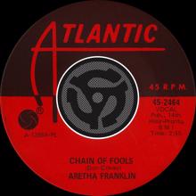 Aretha Franklin: Chain of Fools / Prove It (Digital 45)