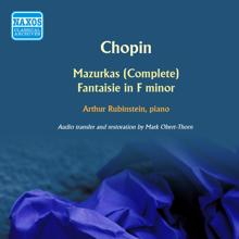 Arthur Rubinstein: Mazurka No. 44 in C major, Op. 67, No. 3