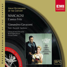 Luciano Pavarotti, Orchestra of the Royal Opera House, Covent Garden, Gianandrea Gavazzeni: Mascagni: L'amico Fritz, Act 3 Scene 3: "O amore, o bella luce del core" (Fritz)