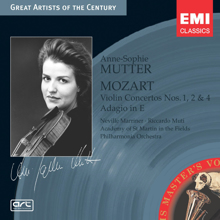 Anne-Sophie Mutter/Academy of St Martin-in-the-Fields/Sir Neville Marriner: Adagio for Violin and Orchestra in E, K.261