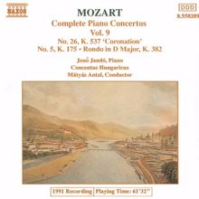 Jenő Jandó: Piano Concerto No. 26 in D major, K. 537, "Coronation": I. Allegro