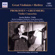 Jascha Heifetz: Prokofiev / Gruenberg: Violin Concertos (Heifetz) (1937, 1945)