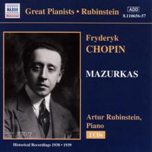 Arthur Rubinstein: Mazurka No. 39 in B major, Op. 63, No. 1: Mazurka No. 41 in C sharp minor, Op. 63, No. 3