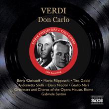 Gabriele Santini: Don Carlo: Act I Scene 2: Il Re! … Perche sola e la Regina? (Tebaldo, Philip, Chorus)