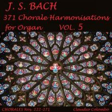 Claudio Colombo: Chorale Harmonisations: No. 262, Ach Gott, vom Himmel sieh darein, BWV 2