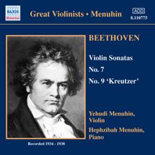 Yehudi Menuhin: Violin Sonata No. 9 in A major, Op. 47, "Kreutzer": II. Andante con Variazoni