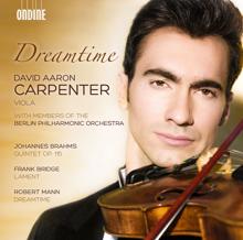 David Aaron Carpenter: Clarinet Quintet in B Minor, Op. 115 (version for viola and string quartet): III. Andantino - Presto non assai, ma con sentimento