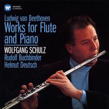 Wolfgang Schulz, Rudolf Buchbinder: Beethoven: 6 National Airs with Variations for Flute and Piano, Op. 105: No. 5, Air écossais. Allegretto spiritoso "Put Round the Bright Wine"