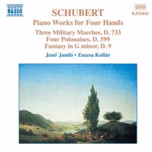 Jenő Jandó: 3 Marches militaires, Op. 51, D. 733: I. Allegro vivace in D major