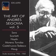 Andrés Segovia: Piezas caracteristicas for Guitar: No. 3. Melodia