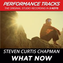 Steven Curtis Chapman: What Now (Performance Track In Key Of Eb With Background Vocals)