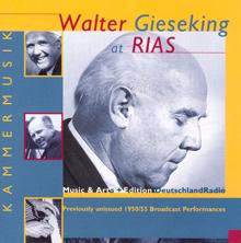 Walter Gieseking: Piano Music - Mozart, W.A. / Mendelssohn / Beethoven / Debussy / Ravel / Schubert, F. / Schumann, R. / Brahms / Scriabin (Gieseking) (1950, 1955)
