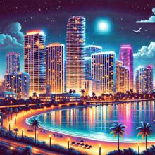 Miami Beats: Lofi Night