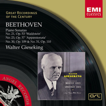 Walter Gieseking: Beethoven: Piano Sonatas Nos 21, "Waldstein", 23, "Appassionata", 30 & 31