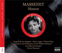 Victoria de los Ángeles: Massenet: Manon (Los Angeles, Legay, Monteux) (1950)