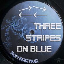 Ron Ractive: Three Stripes on Blue