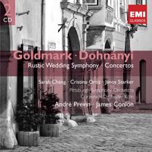 André Previn: Goldmark: Symphony No. 1, "Rustic Wedding" & Violin Concerto - Dohnányi: Variations on a Nursery Song