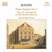 Jenő Jandó: Haydn: Piano Sonatas Nos. 53-56 and 58 / Un Piccolo Divertimento