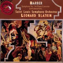 Leonard Slatkin: Barber: Symphony No. 1 & Piano Concerto & Souvenirs