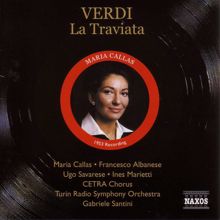 Maria Callas: La traviata: Act II Scene 2: Alfredo! Voi! (Tutti, Alfredo, Flora, Violetta, Barone, Gastone, Chorus)
