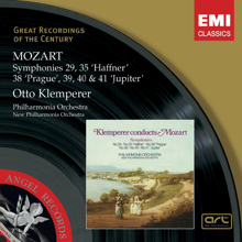 Otto Klemperer: Mozart: Symphonies Nos. 29, 35 "Haffner", 38 "Prague", 39, 40 & 41 "Jupiter"