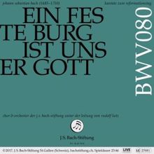 Chor der J.S. Bach-Stiftung, Orchester der J.S. Bach-Stiftung & Rudolf Lutz: Ein feste Burg ist unser Gott, BWV 80: VIII. Choral - Das Wort sie sollen lassen stahn (Live)