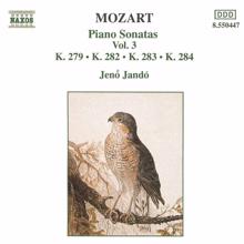 Jeno Jandó: Piano Sonata No. 4 in E flat major, K. 282: III. Allegro