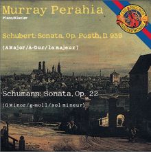 Murray Perahia: Schubert: Piano Sonata No. 20 in A Major - Schumann: Piano Sonata No. 2 in G Minor