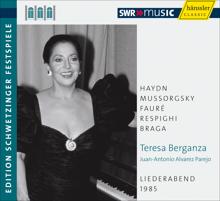 Teresa Berganza: Teresa Berganza: An Evening of Song (Schwetzinger Festspiele Edition, 1985)