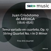 Fine Arts Quartet: Tema variado en cuarteto, Op. 17: Variation 1