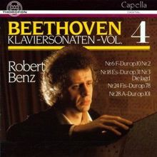 Robert Benz: Ludwig van Beethoven: Klaviersonaten Vol. 4