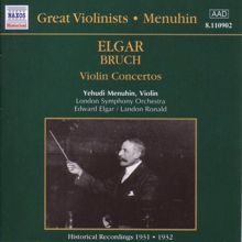 Yehudi Menuhin: Violin Concerto No. 1 in G minor, Op. 26: II. Adagio
