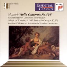 Pinchas Zukerman: Mozart: Violin Concertos Nos. 4 & 5, Adagio, K. 261 & Rondo, K. 373
