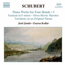 Jenö Jando: Schubert: Piano Works for Four Hands, Vol. 3