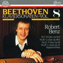 Robert Benz: Ludwig van Beethoven: Klaviersonaten Vol. 8