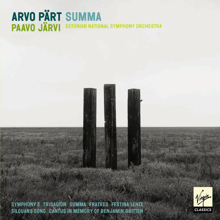 Paavo Järvi, Estonian National Symphony Orchestra: Pärt: Summa for String Orchestra