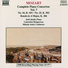 Jenő Jandó: Piano Concerto No. 25 in C major, K. 503: II. Andante