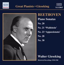Walter Gieseking: Piano Sonata No. 21 in C major, Op. 53, "Waldstein": II. Introduzione: Adagio molto