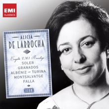 Alicia De Larrocha: Turina: 5 Danzas gitanas, Serie I, Op. 55: No. 5, Sacromonte