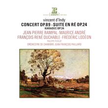 Jean-François Paillard, François-René Duchâble, Frederic Lodéon, Jean-Pierre Rampal: D'Indy: Concert pour piano, flûte, violoncelle et cordes, Op. 89: I. Modéré