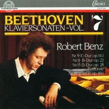Robert Benz: "Leichte Sonate", Nr. 19, G-Moll, op. 49 Nr. 1: I. Andate