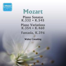 Walter Gieseking: Piano Sonata No. 12 in F major, K. 332: II. Adagio