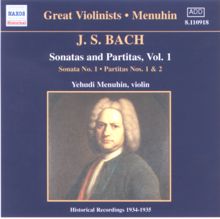 Yehudi Menuhin: Violin Sonata No. 1 in G minor, BWV 1001: III. Siciliano - Mezzo forte