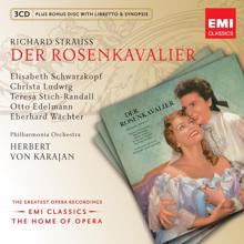 Otto Edelmann/Christa Ludwig/Eberhard Waechter/Paul Kuen/Franz Bierbach/Erich Majkut/Gerhard Unger/Karl Friedrich/Loughton High School for Girls' Choir/Bancroft's School Choir/Philharmonia Orchestra/Herbert von Karajan, Children's Chorus from Loughton Hig: Strauss, R: Der Rosenkavalier, Op. 59, Act III: "Er ist es! Es ist mein Mann!" (Annina, Ochs, Octavian, Landlord, Children, Waiters, Valzacchi)